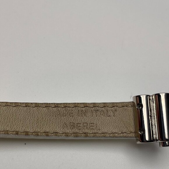 BVLGARI Double Coiled Ivory Leather Double Wrap Bracelet - Preowned - Picture 6 of 6